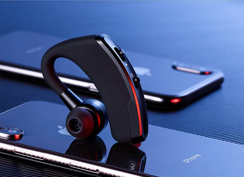 VS-9 Бизнес Беспроводная bluetooth-гарнитура с микрофоном, голосовое управление, громкая связь, автомобильный Bluetooth наушник, контроль шума для водителя, спорта