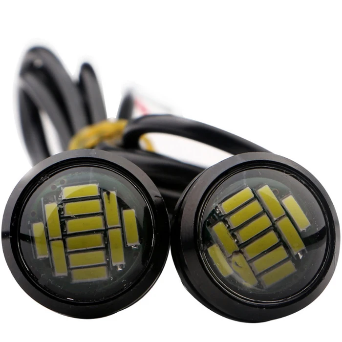 12 В Eagle Eye светодиодный светильник 12SMD 23 мм Автомобильный DRL Дневной ходовой