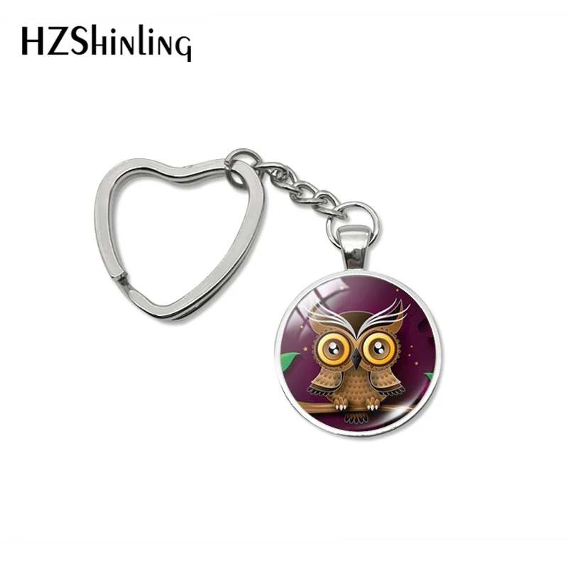 Новинка 2019 милые украшения с рисунком совы винтажные Мультяшные дизайн сердца