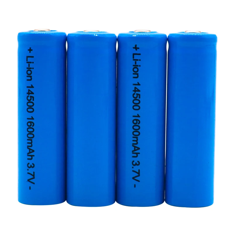 2~ 10 шт новые оригинальные AA 14500 1600mAh 3,7 V литий-ионные аккумуляторы и светодиодный фонарик