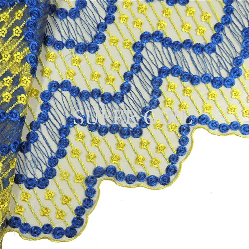 Высокое качество Африканский Кружево S Ткань net 2017 Тюль с пайетками/белый в