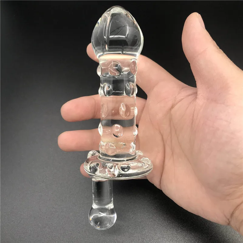 Фаллоимитатор Pyrex со стеклянной анальной пробкой фаллоимитатор для геев