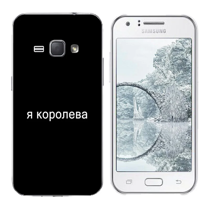 for Coque Samsung J1 2016 Case Soft TPU Cover Fundas J120F SM-j120f/ds Silicon Russian Language Printing Covers |
