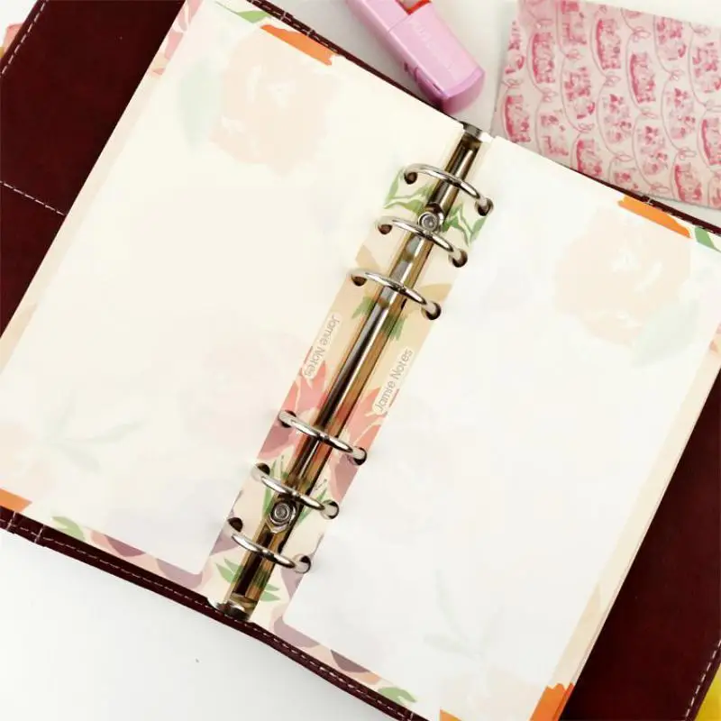 Роскошная розовая кружевная внутренняя бумага Джейми нот A56 для Filofax блокнот Dokibook