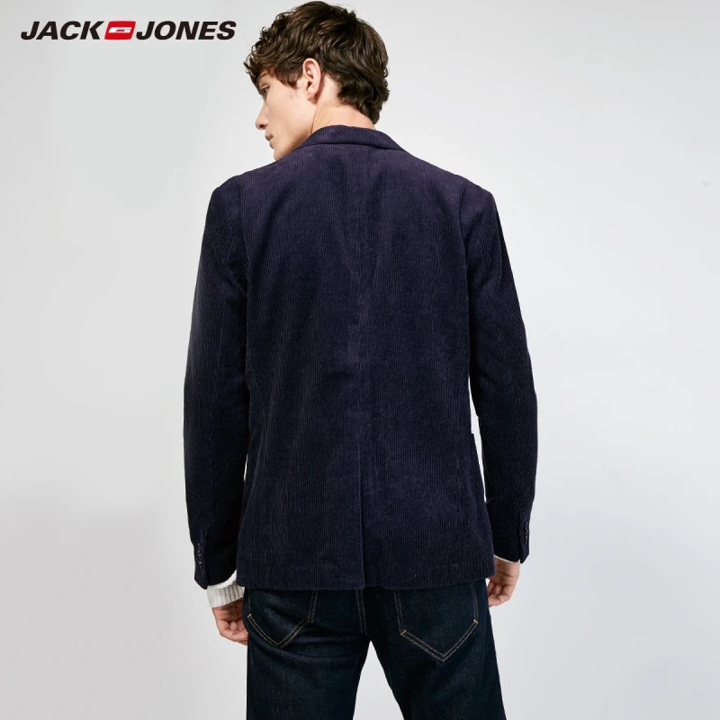 JackJones мужской вельвет для отдыха в британском стиле повседневный приталенный