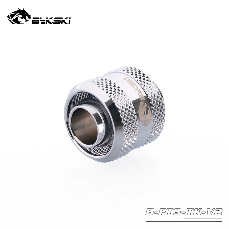 4 шт./партия BYKSKI шланг для установки ID10mm+ OD 16 мм трубы 3/" ID+ 5/8" OD Мягкая трубка фитинг ручной подсоединительный фитинг G1/4 - Цвет: silver