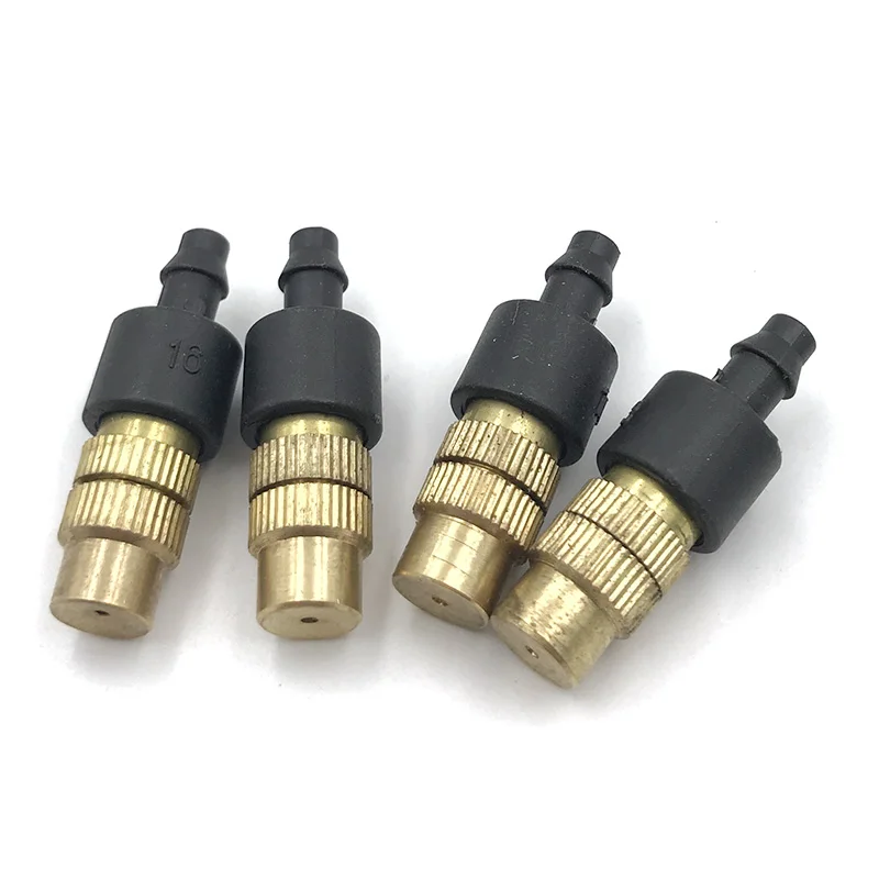 10 шт. латунный разбрызгиватель для садового шланга|mist garden|irrigation agriculturebrass misting nozzles
