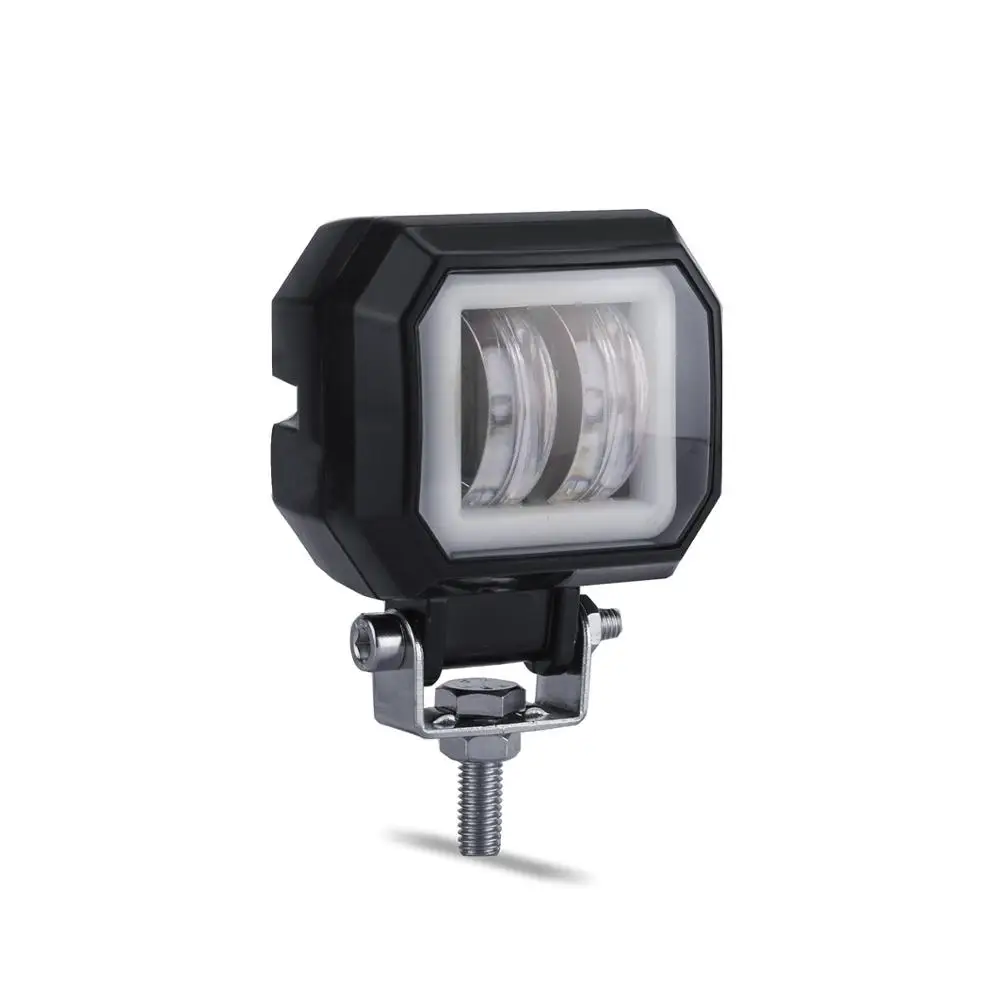 Квадратном каблуке 3 дюйма светодиодный внедорожный светильник s с красным