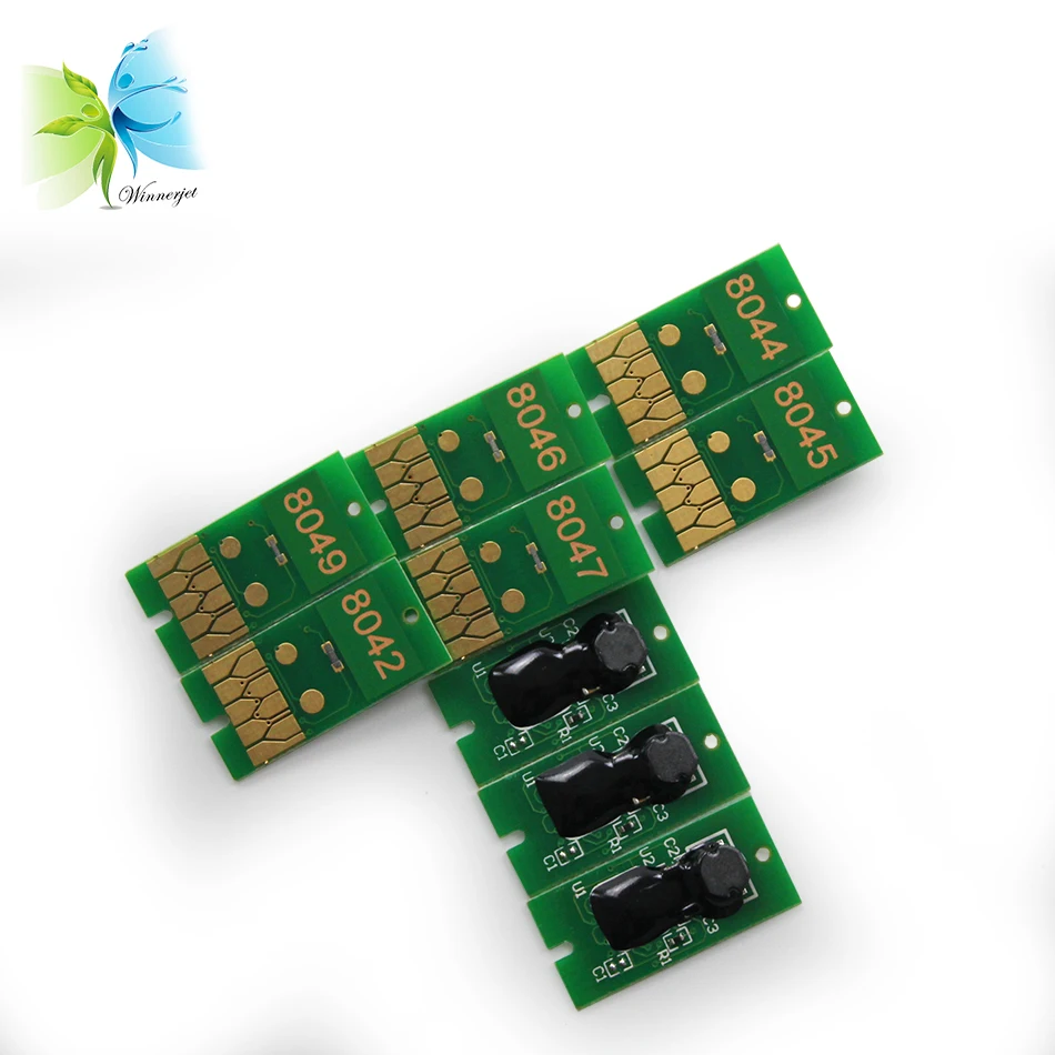 WINNERJET 9 видов цветов 700 мл одноразовая микросхема для картриджа Epson P6000 P8000|cartridge