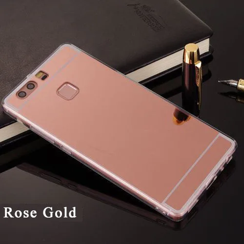 Чехлы для Huawei Honor 6A ТПУ зеркальный чехол P8 P9 Lite 2017 P10 тонкий с полным покрытием 7X 7 6X