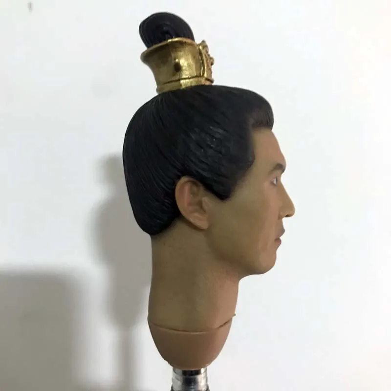 Mnotht 1:6 масштаб Древние китайские солдаты голова лепить модель Чжао Юнь спокойная