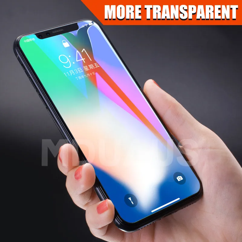 0,22 мм 9H закаленное стекло для iPhone 8 7 6 6S Plus 5 5S SE 4S Защитная пленка для iPhone X XR XS Max защитный чехол