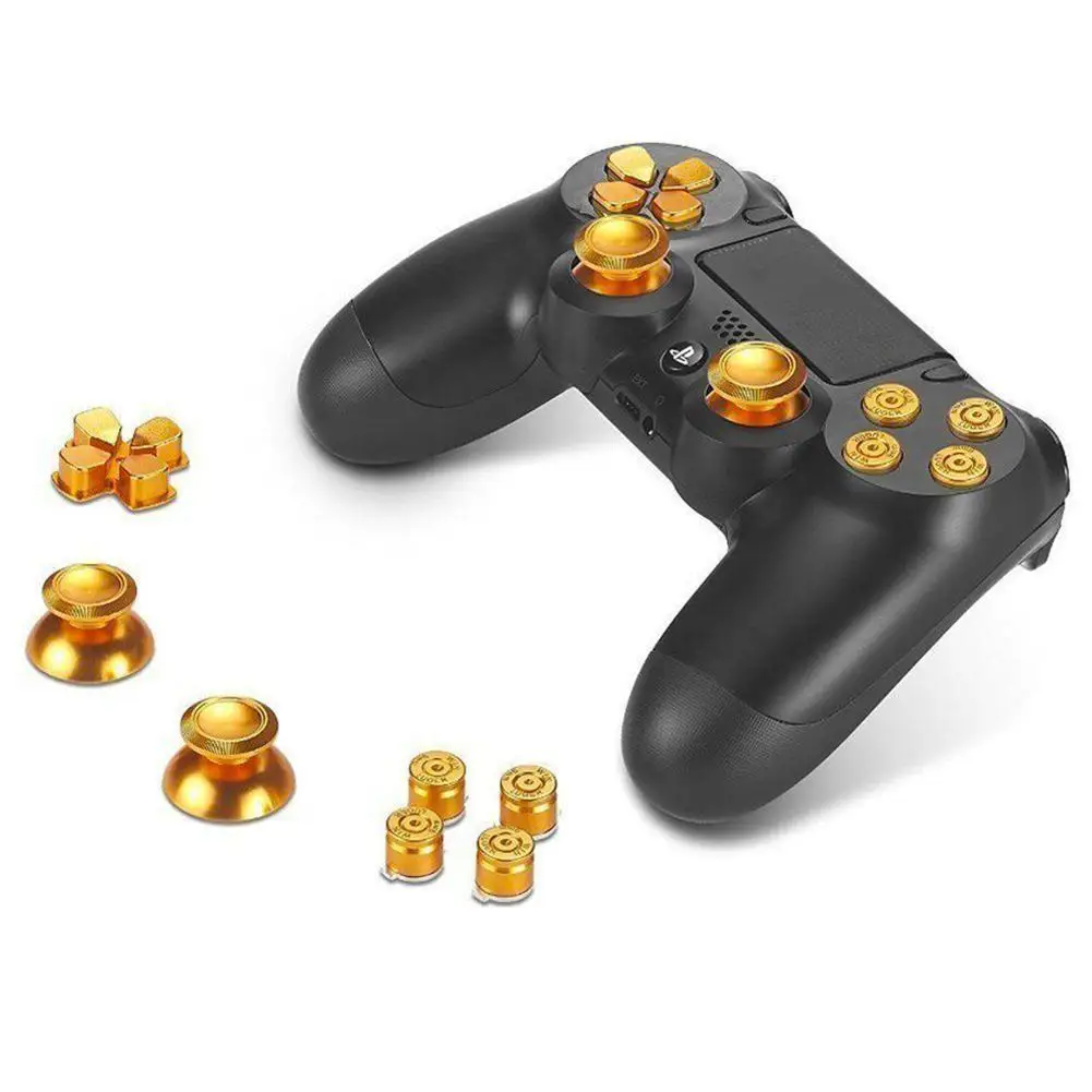 Металлический аналоговый джойстик колпачки для кнопок Dpad Action D Pad контроллера