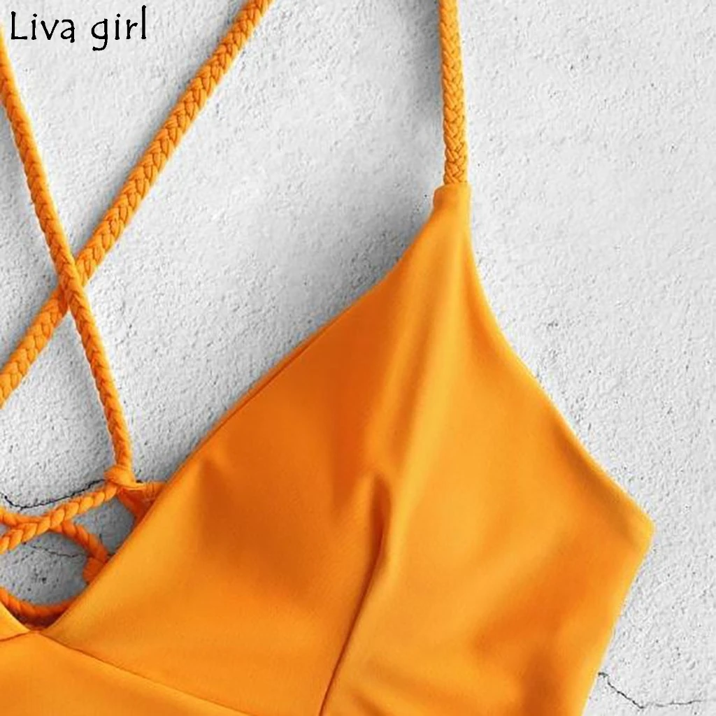 Liva girl бикини с низкой талией пуш-ап, два предмета, сексуальный бандаж, пляжная одежда, костюмы, бразильские девушки, Цветочный купальник, женская одежда для плавания