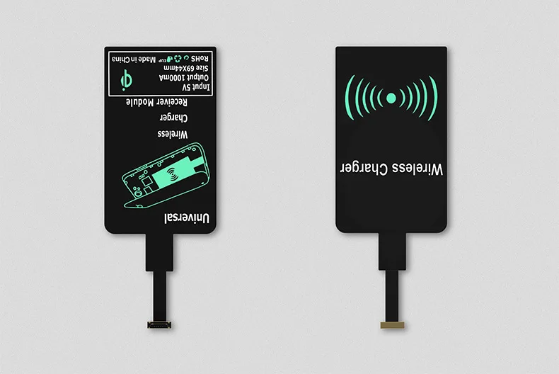 NTONPOWER QI Беспроводное зарядное устройство приемник для iPhone 5 6 7 Micro usb type C универсальное Быстрое беспроводное зарядное устройство адаптер приемник модуль
