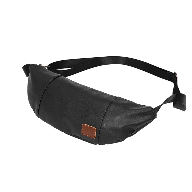 Black Waist Pack Новинка, модные трендовые Мужские поясные сумки, черная Большая вместительная нагрудная сумка, мужская повседневная дорожная сумка через плечо, удобная поясная сумка - Цвет: Black Waist Pack