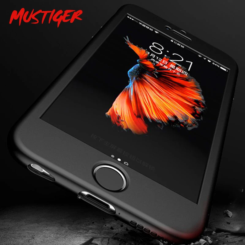 Mustiger 360 градусов Мягкий силиконовый чехол ТПУ для iPhone 6 5S SE полный Чехол 7 8 XS MAX XR 6s