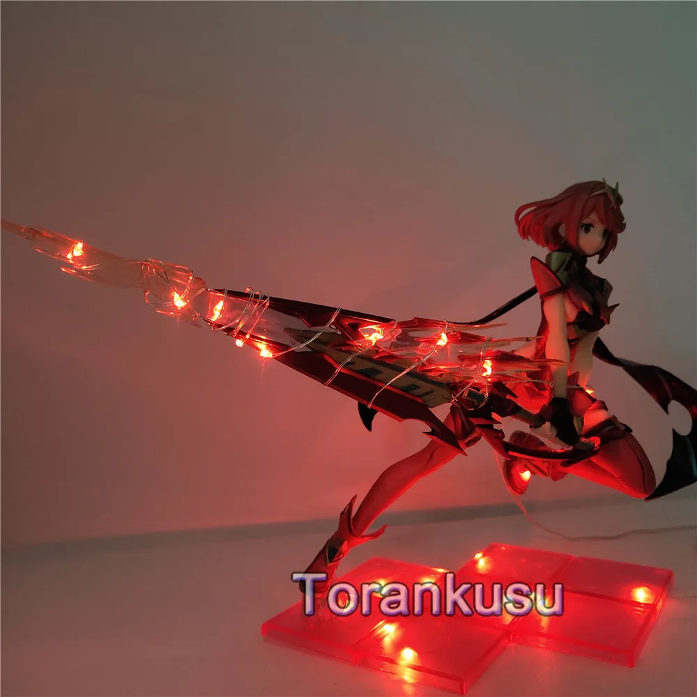 Xenoblade Chronicles 2 Pyra Homura DIY светодиодный светильник ПВХ фигурка аниме Коллекционная Фигурка Homura подарки игрушки для детей