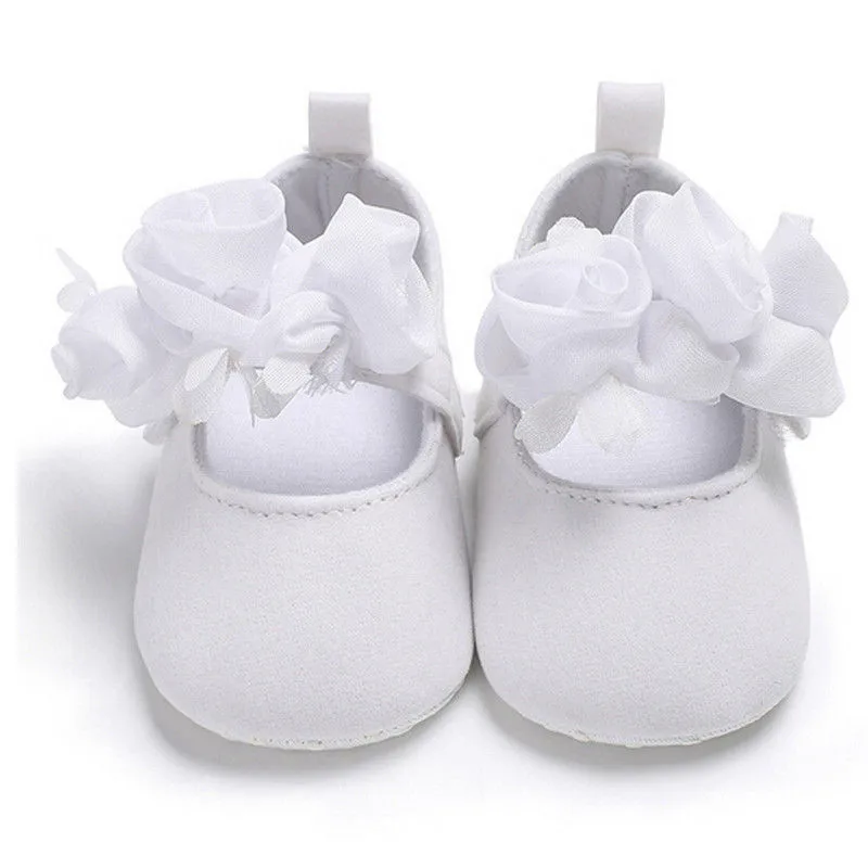 

Lovely Baby Girl Shoes Todder First Walkers Shoes Infant Girls Prewalker Flower Soft Sole Shoe 0-18M