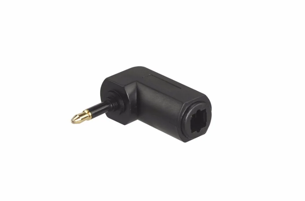 LBSC 2 Pack цифровой оптоволоконный Toslink прямоугольный 90 градусов гнездо до 3 5 мм мини