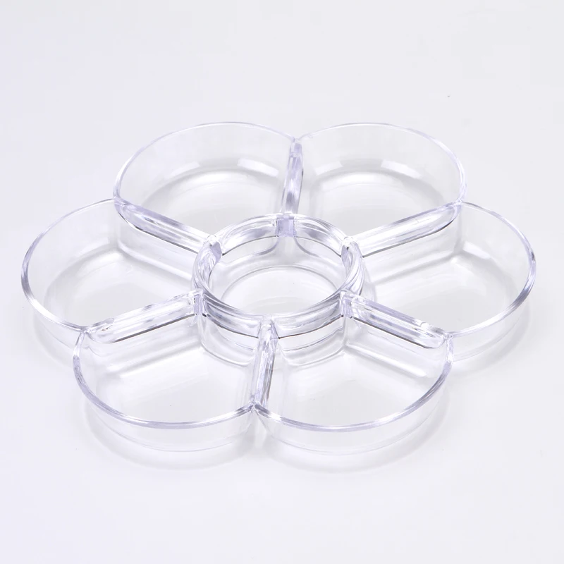 Фарфоровая водная Палитра с имитацией отверстий поднос для рисования цветная