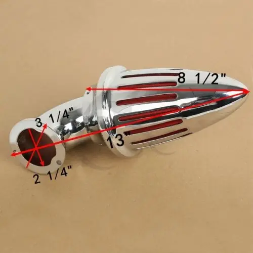 TCMT мотоцикл Новый хром воздухоочиститель наборы Впускной фильтр для Harley CV Carb Custom