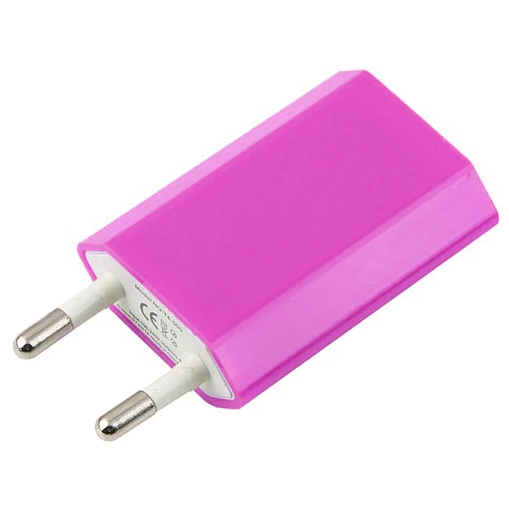 Зарядное устройство USB с европейской вилкой, 5 В/1 А, дорожное настенное зарядное устройство для мобильного телефона, адаптер для iPhone, Xiaomi, samsung, huawei