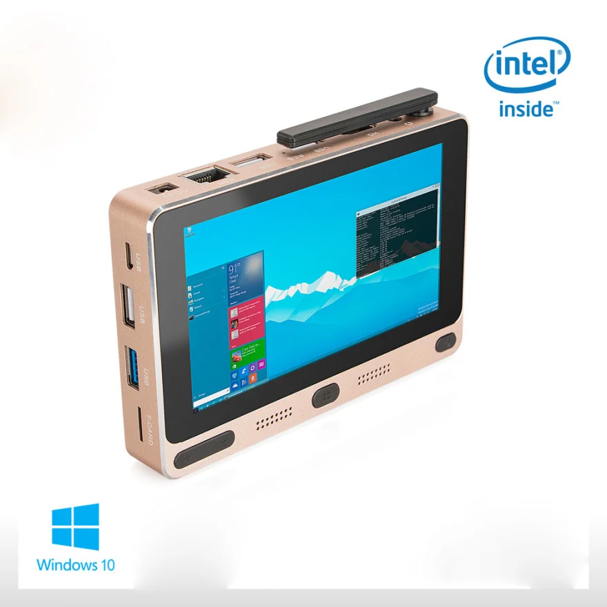 Бизнес Офис портативный карманный планшетный ПК Windows 10 домашний Intel Z8300 5 &quotмини 4