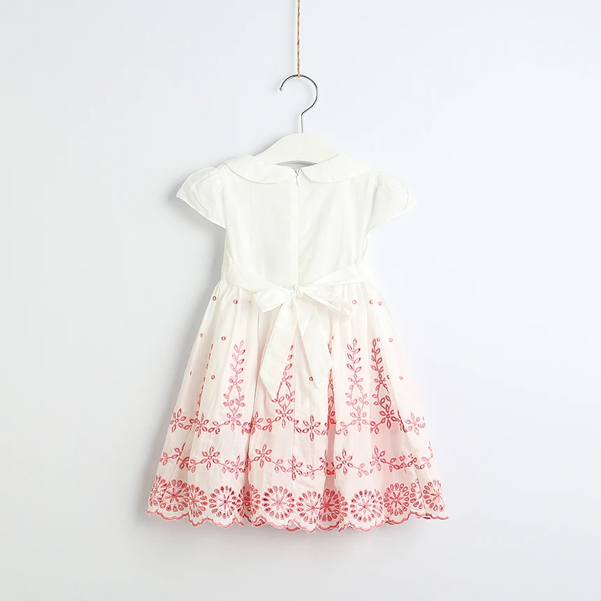 Хлопковое летнее платье принцессы для маленьких девочек оптовая продажа Одежда