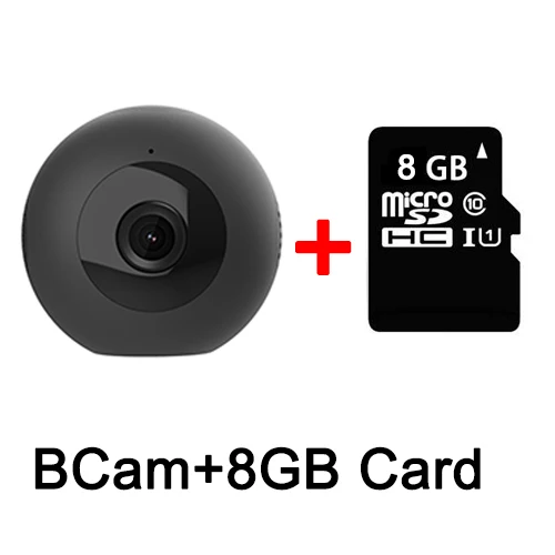 Мини-камера, Wi-Fi, IP, HD, ночное видение, 720 P, видеокамера, Android, для улицы, DVR DV, 140 градусов, широкий угол обзора, обнаружение движения, портативная камера - Цвет: Black cam with 8GB
