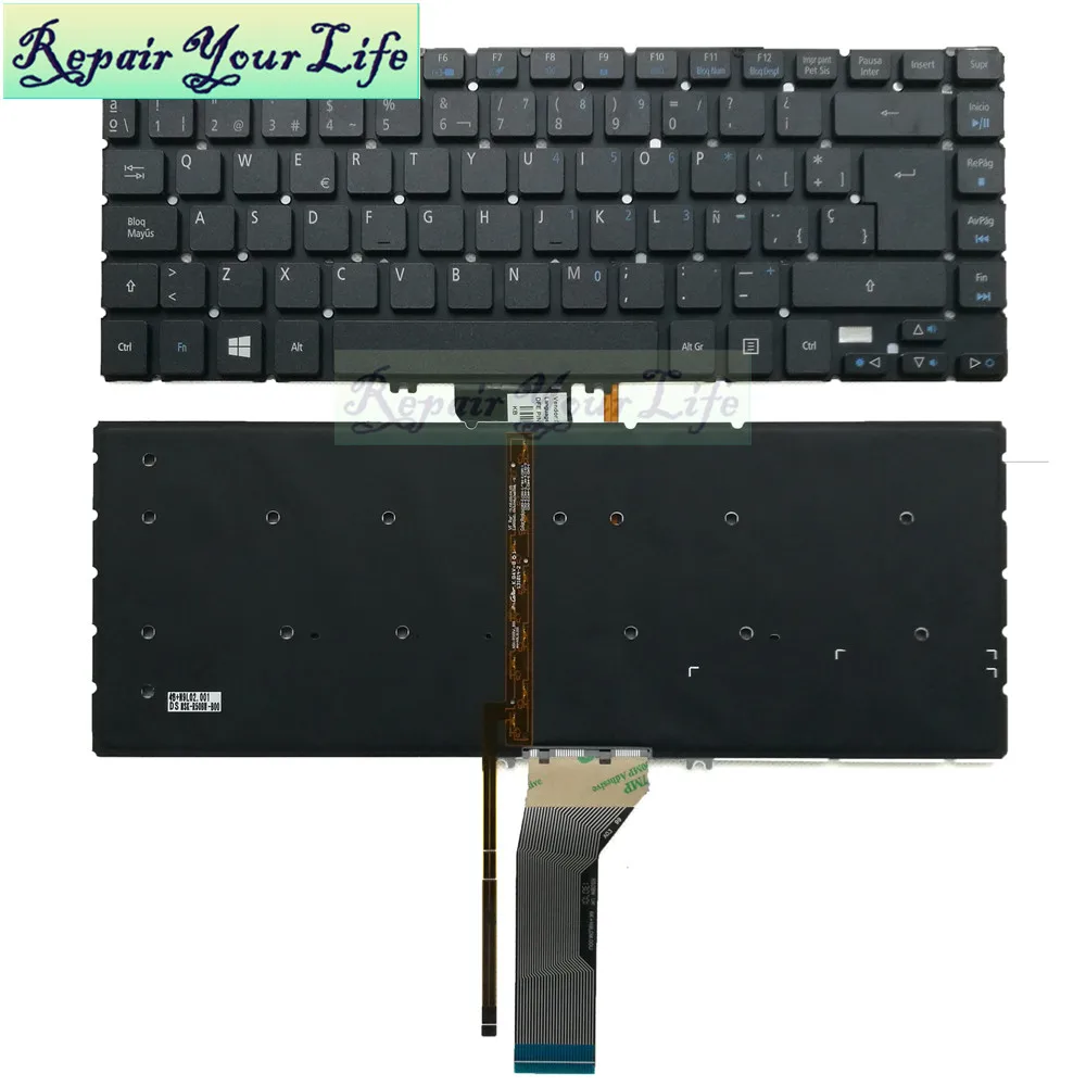 Клавиатура для ноутбуков Acer For Aspire клавиатура с подсветкой новая и оригинальная