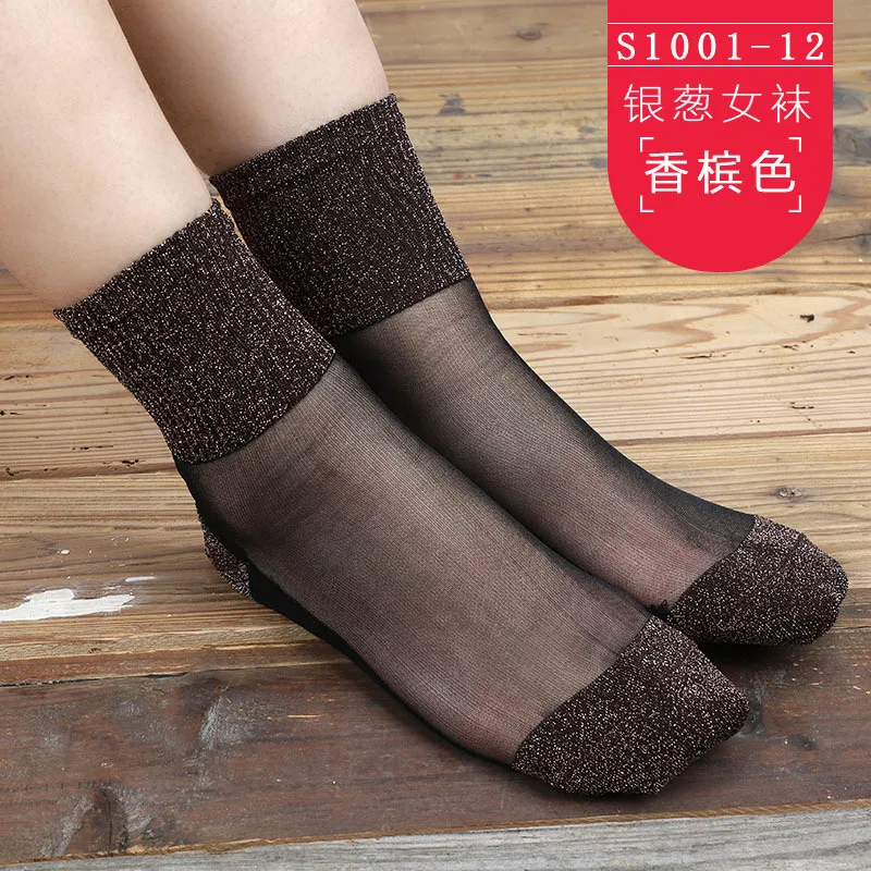 3 пары женские хлопковые носки с кристаллами|Носки| |