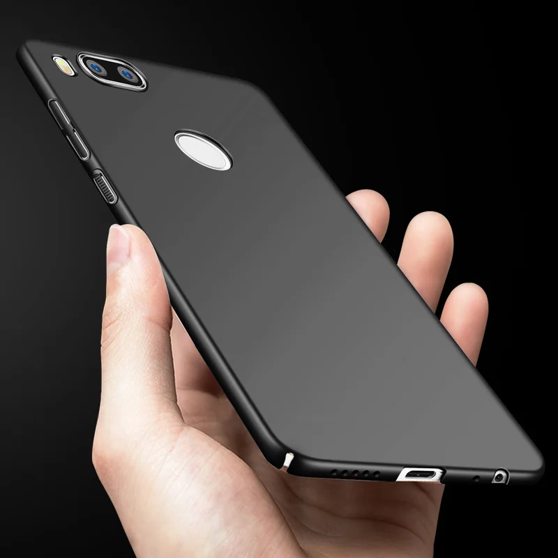 Для Xiaomi mi A1 чехол MOFI mi 5X ПК матовое Жесткий Чехол для Xiaomi mi 5X полный Чехол mi A1 Капа случае - Цвет: Черный