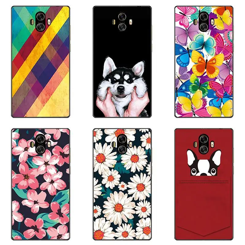 Мягкий силиконовый чехол для телефона Ulefone Mix S с красочным принтом мягкий из ТПУ