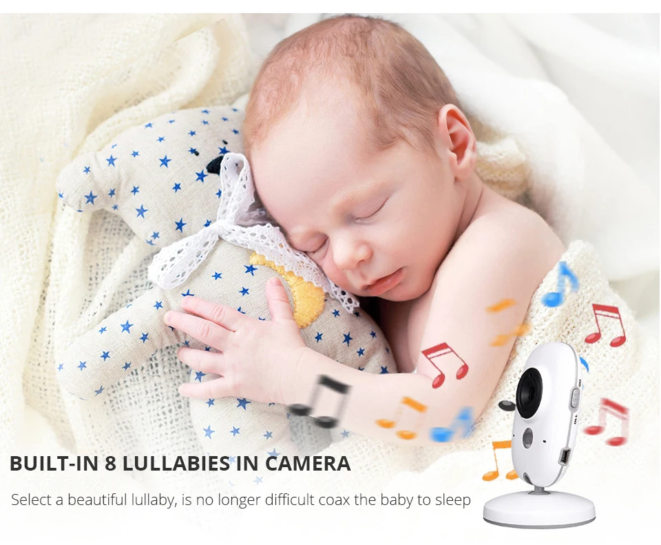 Беспроводная цветная видеоняня VB603 3 2 дюйма камера наблюдения за ребенком