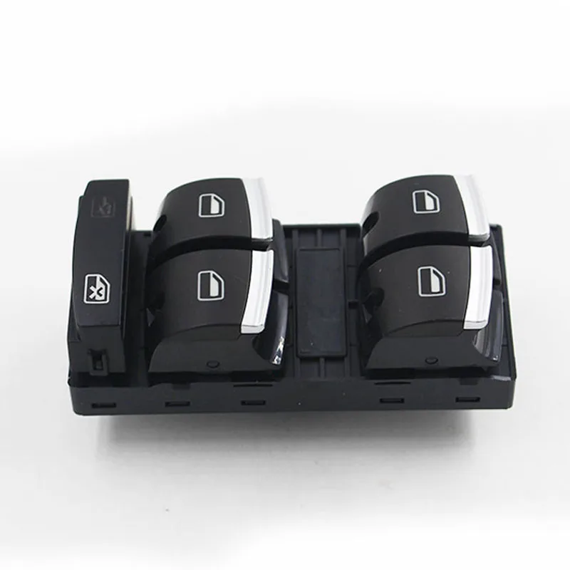 4F0959851H хром Мастер переключатель окна Управление кнопка для Audi A3 8P A6 S6 RS6 C6 Q7 2004 2005 2006 4F0 959 851H