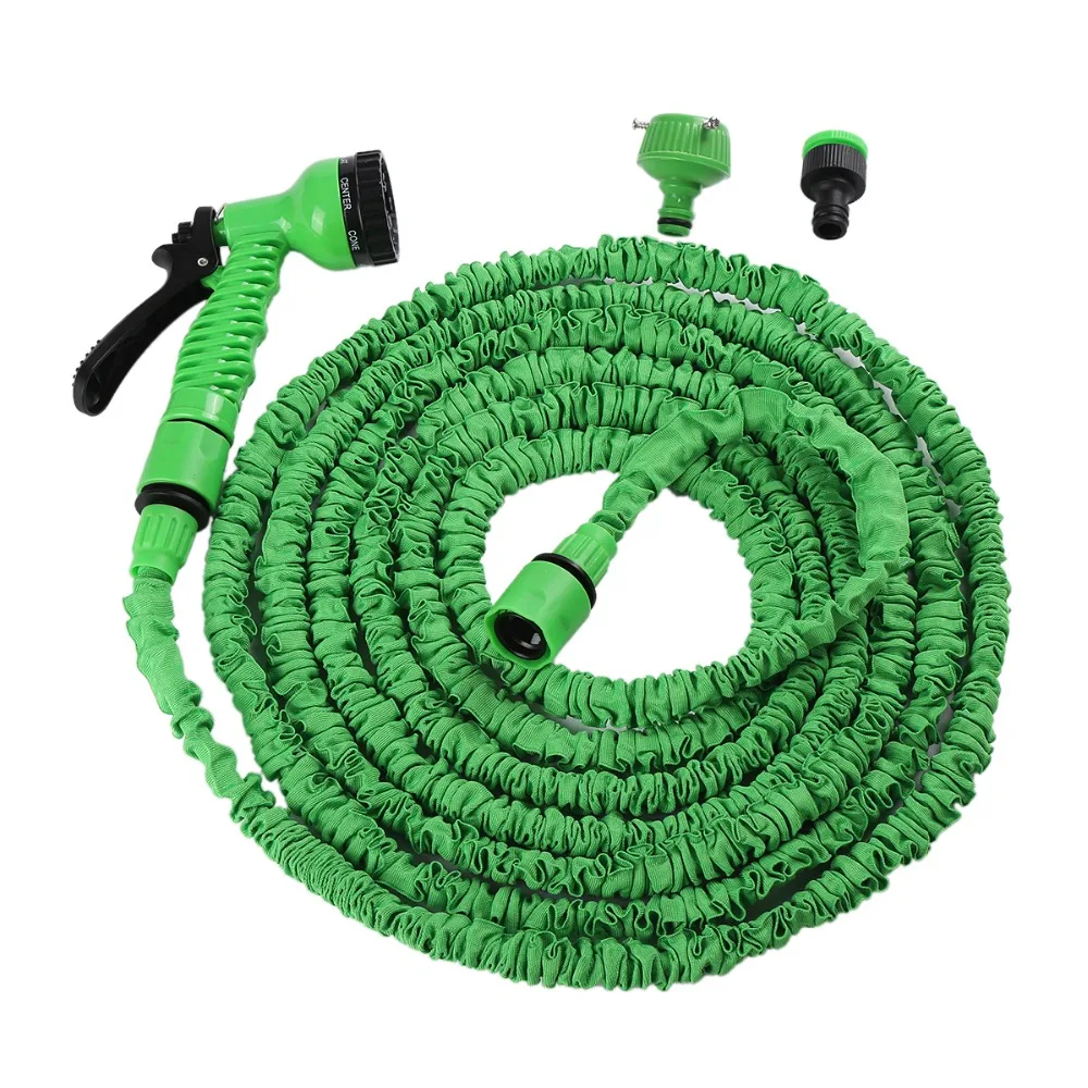 

Car Wash Gun 25FT-150FT Garden Hose Expandable Magic Flexible Water Hose EU Hose Plastic Hoses Pipe With Spray Gun To Watering