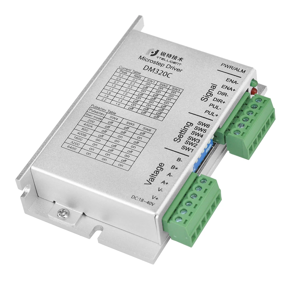 Специальная цена DM320C Nema 17 Драйвер шагового двигателя 2.2A 24 48VDC шаговый для Nema17