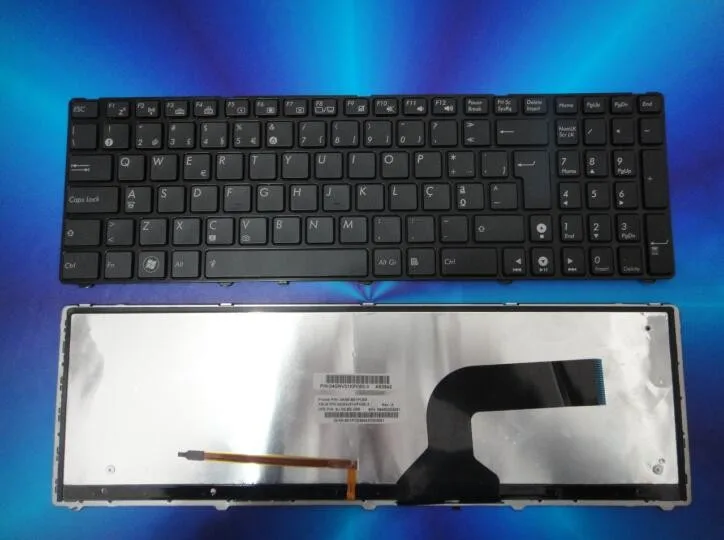100% новая и оригинальная португальская клавиатура для ASUS G51 G51J G51V G53 G53JW G60 G60J G72 G73 N61