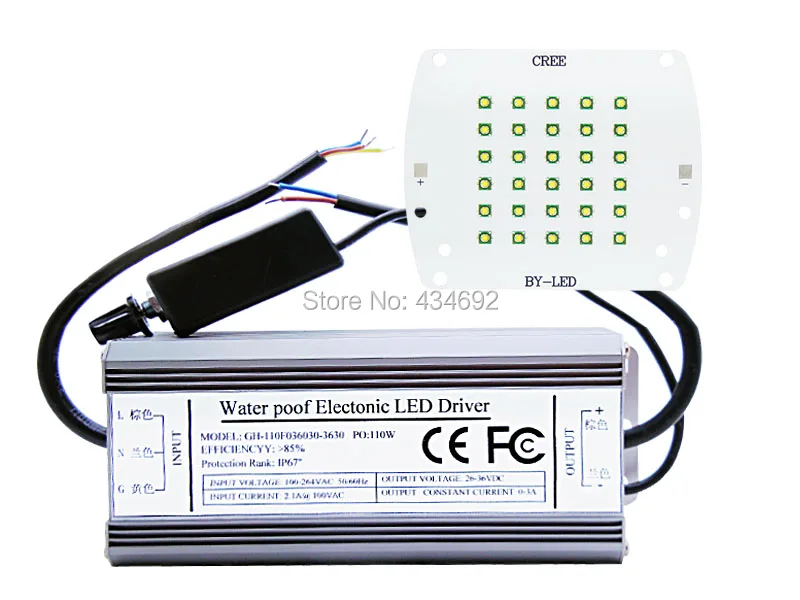 100 Вт Cree XP E XPE R3 белый светодиодный светильник высокой мощности + приглушаемый