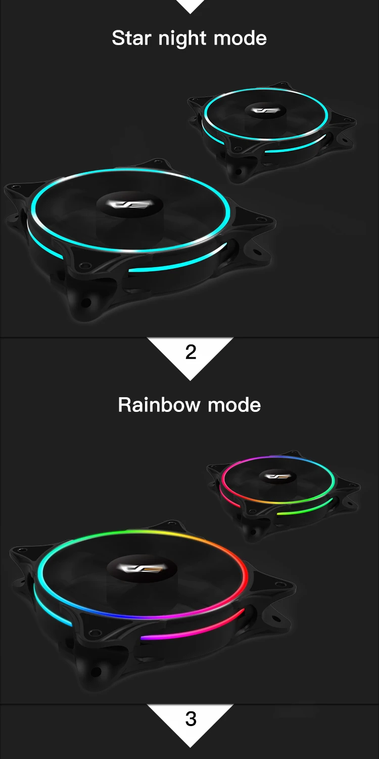 Aigo чехол для компьютера вентиляторы RGB Регулировка 120 мм тихий ИК пульт дистанционного управления красочный веер MR12 Aura Sync 3 P-5 v кулер охлаждающий чехол для ПК охлаждающий вентилятор