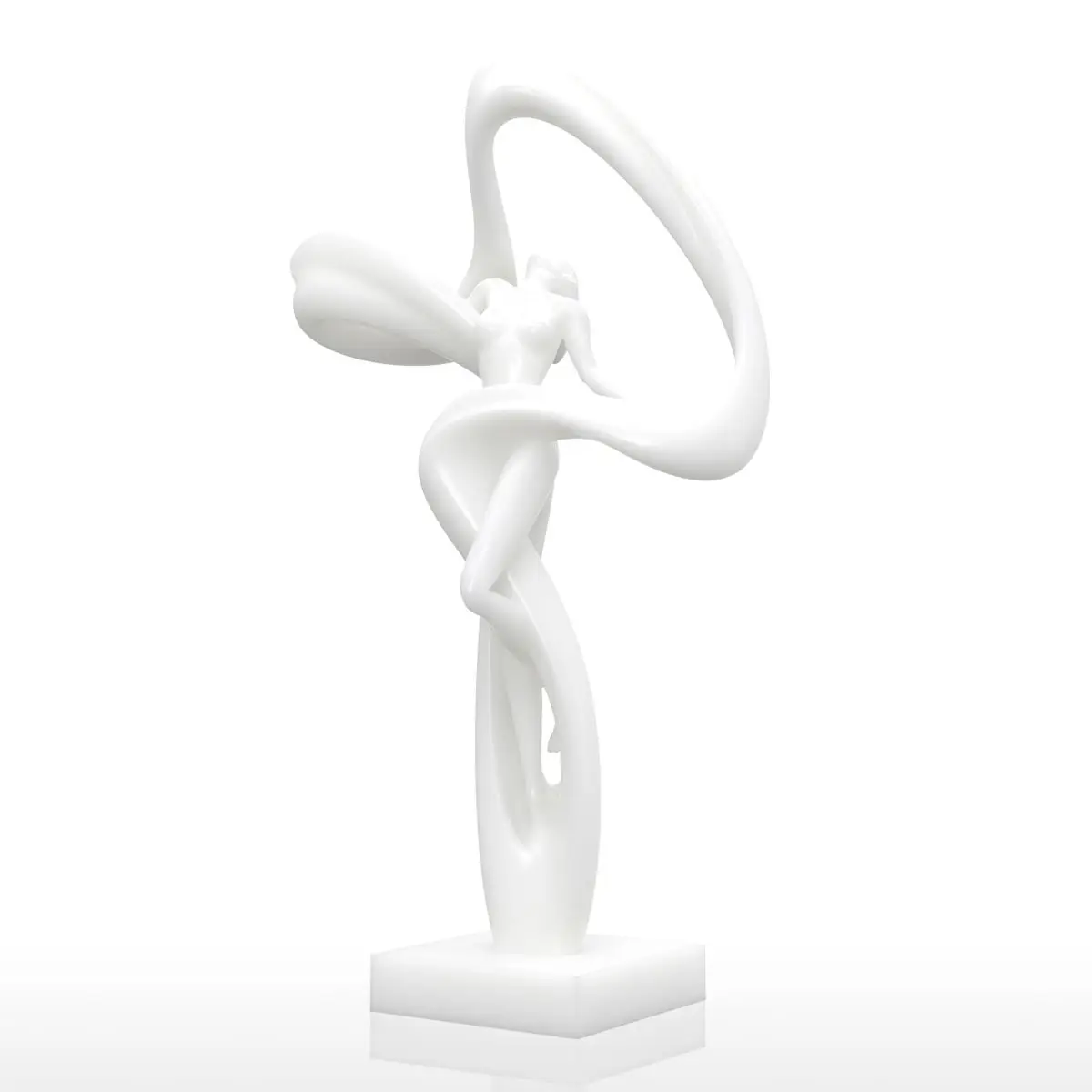 

Tooarts 3D Design Human Body Woman Figurine 3D Printed Modern Sculpture Human Sculpture Modern Sculpture Home Decoration