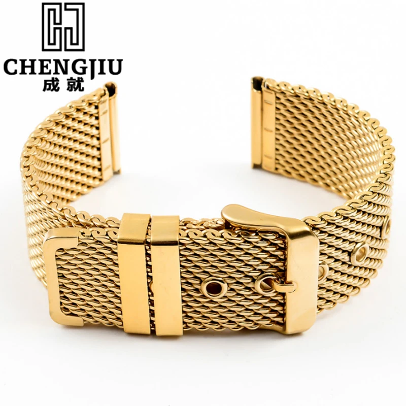 Ремешок для часов из нержавеющей стали с ремешком от danel Wellington IWC Milanese Mesh Браслеты