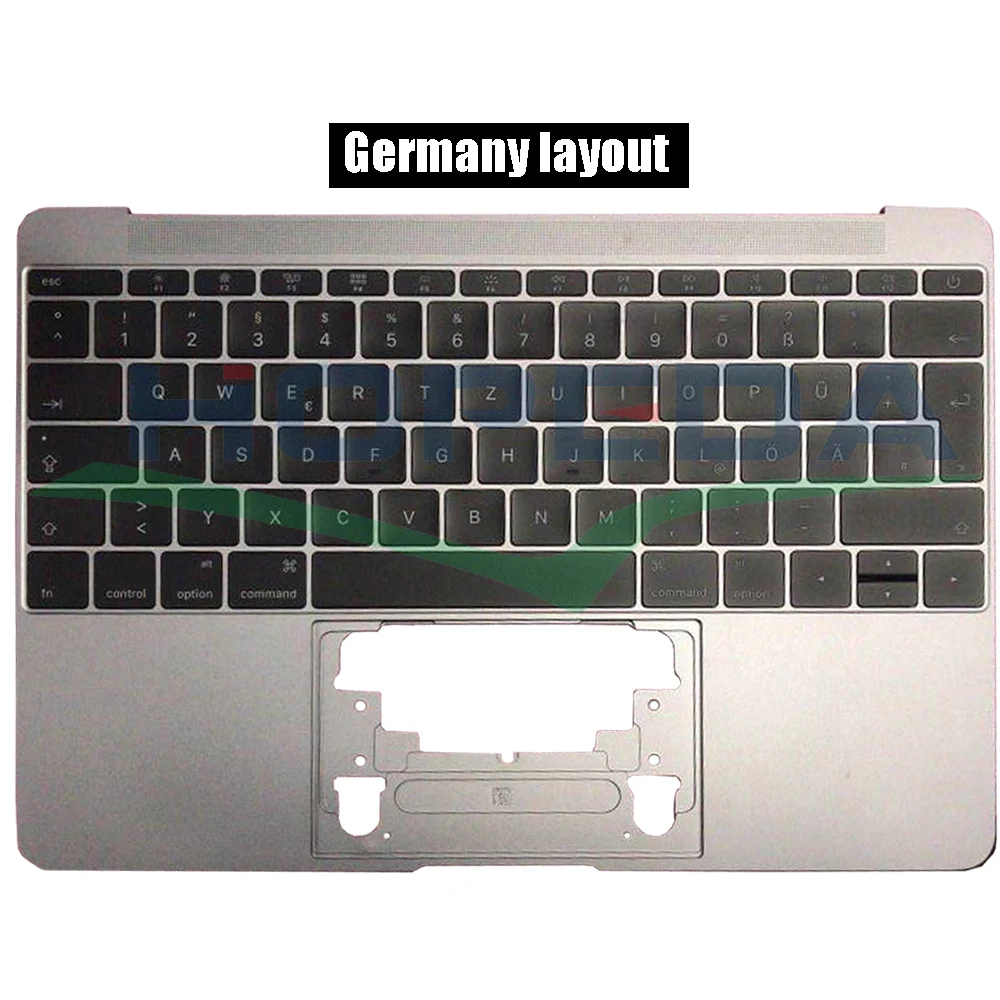 2015 2016 год Оригинал для Apple нового Macbook 12 ''A1534 Top Case Palmrest с клавиатурой