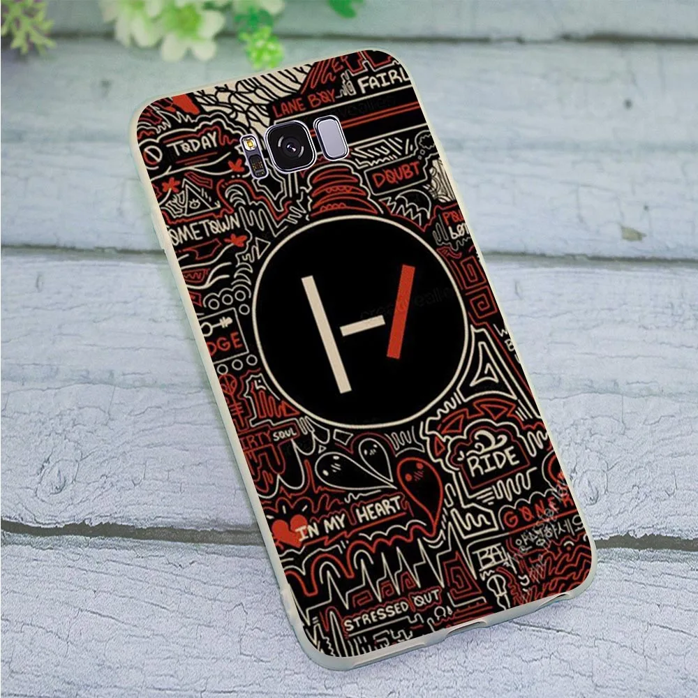 Чехол для телефона из ТПУ Twenty One 21 Pilots противоскользящий чехол Galaxy Samsung S8 Plus S9 M10 M20