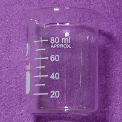 Стеклянный стакан 100 мл низкий уровень формы качественный элемент лабораторная