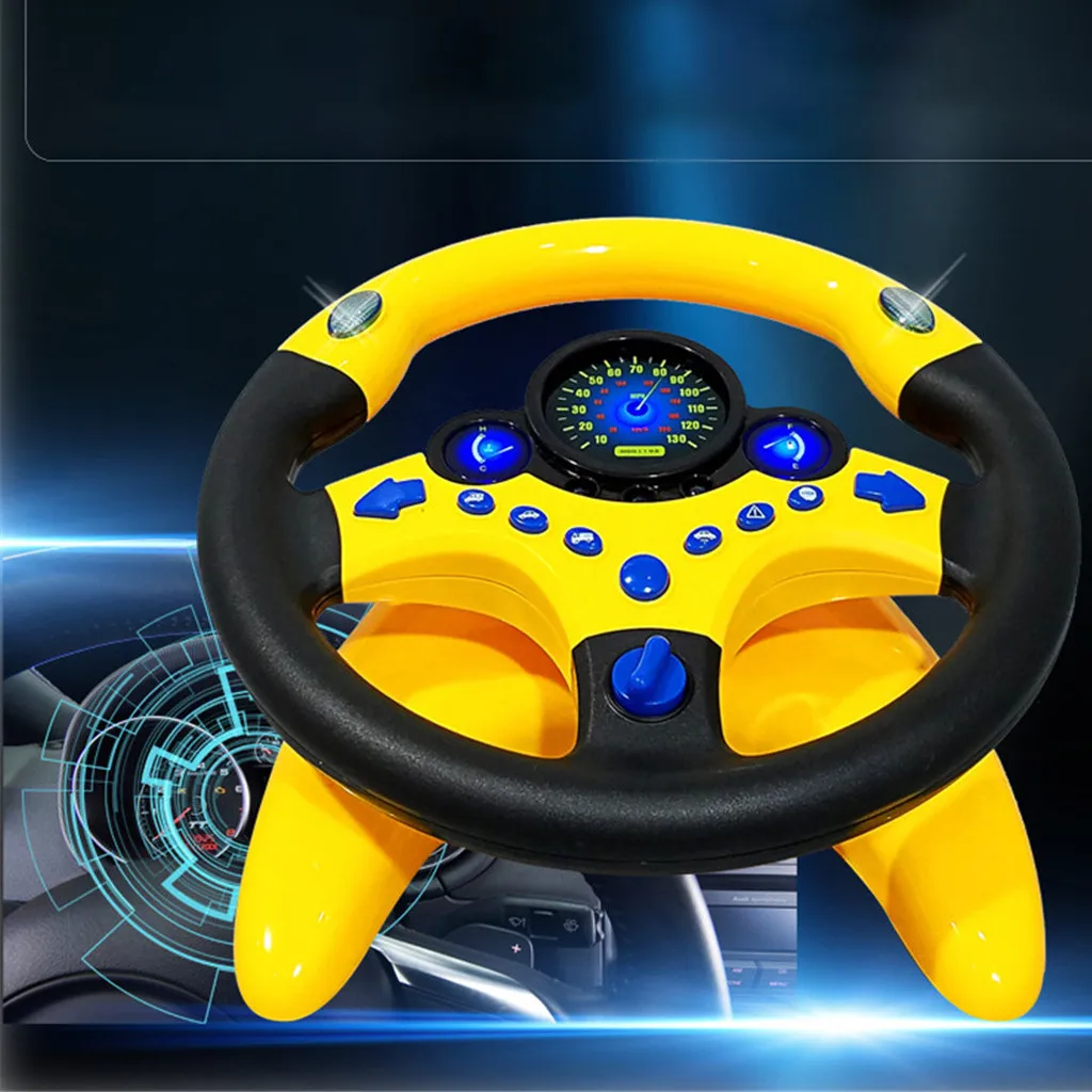Новый детский пластиковый копилот с имитацией рулевого колеса гоночный водитель