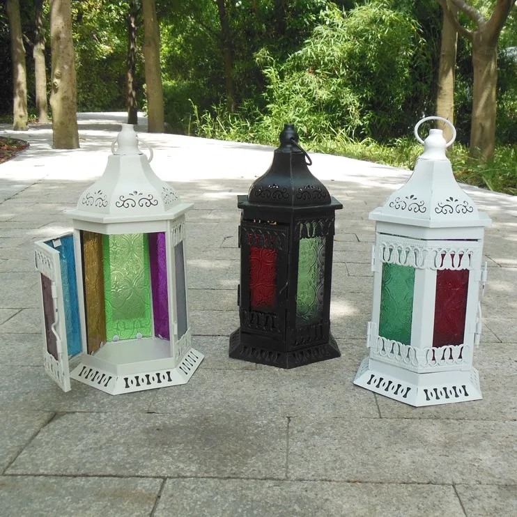 Домашний винтажный подсвечник из кованого железа фонарь ветровая посадка