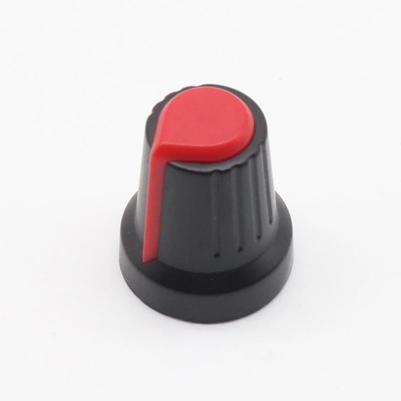 10 шт. 6 мм Пластиковые накатанные ручки потенциометра 15*17 мм|knob cap|knob threadedknob 6mm |