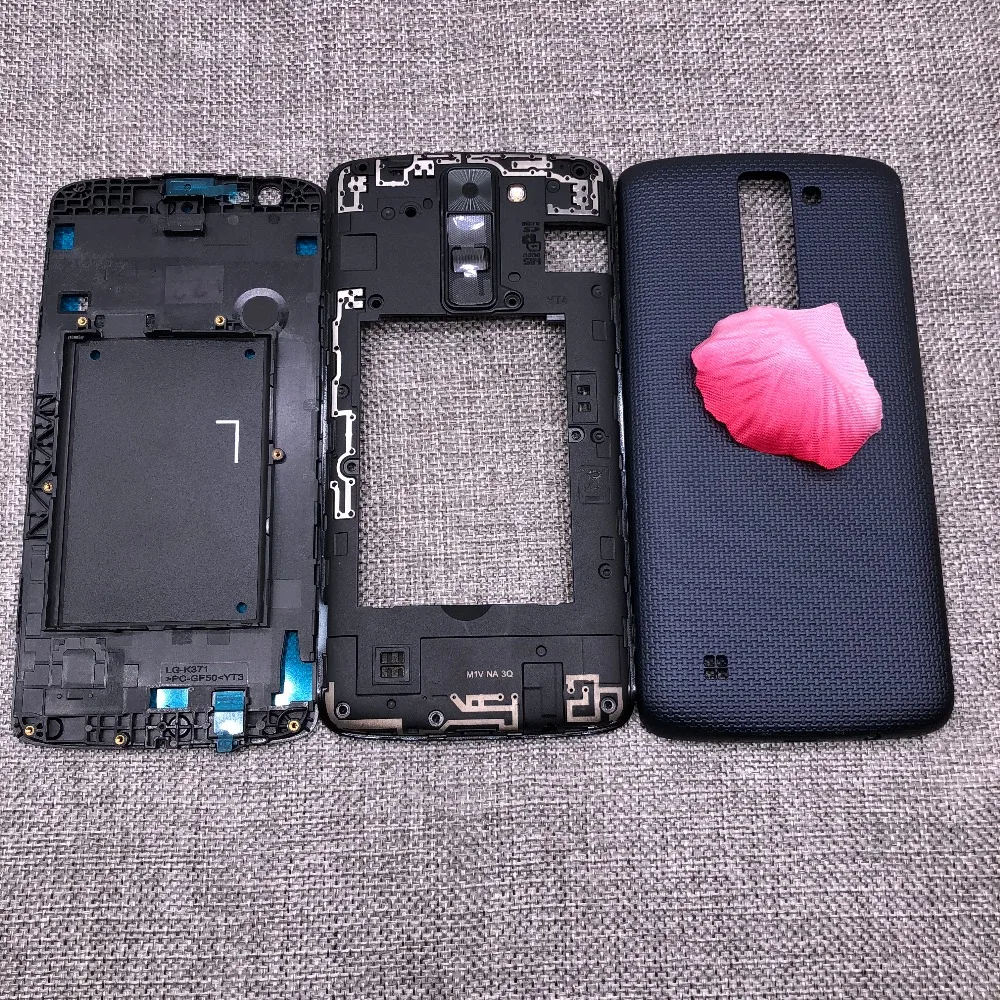 Полный Передняя Ближний задняя Рама корпуса Аккумулятор Чехол для LG K8 2016 Феникс 2
